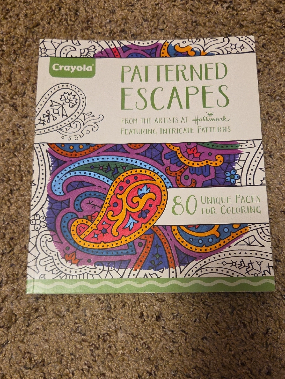 Crayola Patterned Escapes Coloring Book - "Adult" Coloring Book